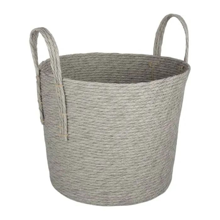 CASA Living Kurv Ø 33 x H 28 cm - Polyethylen - Grå