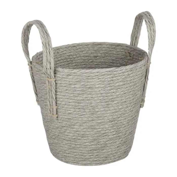 CASA Living Kurv Ø 23 x H 22 cm - Polyethylen - Grå