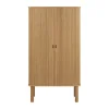 CASA Living Langley Skab H 145 x B 80 x D 40 cm - Egetræ - Natur