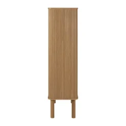 CASA Living Langley Skab H 145 x B 80 x D 40 cm - Egetræ - Natur