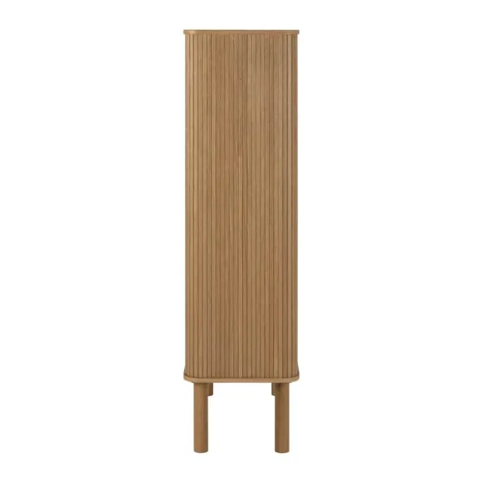 CASA Living Langley Skab H 145 x B 80 x D 40 cm - Egetræ - Natur