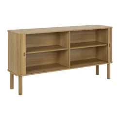 CASA Living Langley Skænk H 80 x B 160 x B 40 cm - Egetræ - Natur