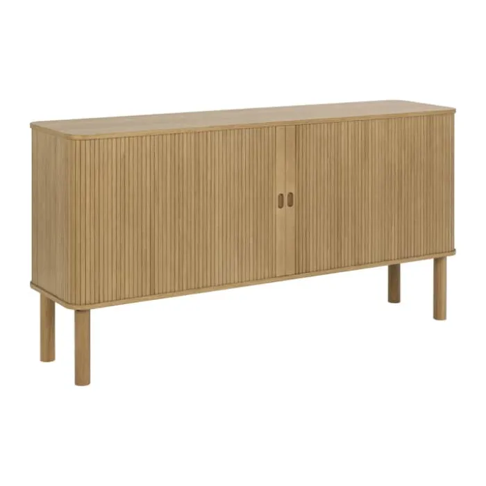 CASA Living Langley Skænk H 80 x B 160 x B 40 cm - Egetræ - Natur