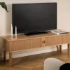 CASA Living Langley TV bord H 45 x B 40 x L 140 cm - Egetræ - Natur