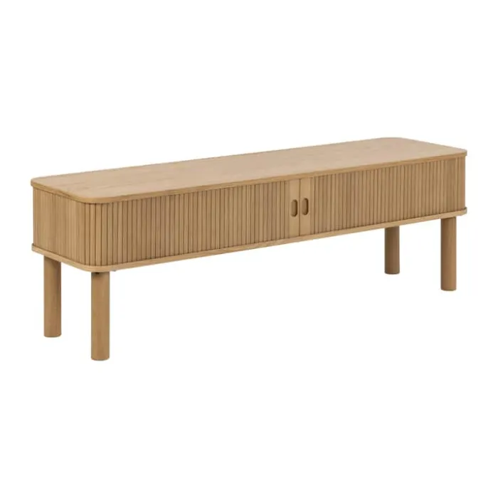 CASA Living Langley TV bord H 45 x B 40 x L 140 cm - Egetræ - Natur