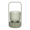 CASA Living Lanterne H 20 cm - Glas/metal - Grøn