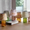 CASA Living LED Glaslampe H 23 x Ø 17,2 cm - Glas - Grøn
