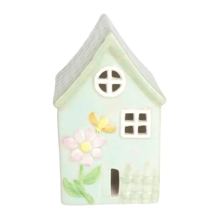 CASA Living LED Lyshus H 14,9 x B 8,9 cm - Dolmit - Lysegrøn