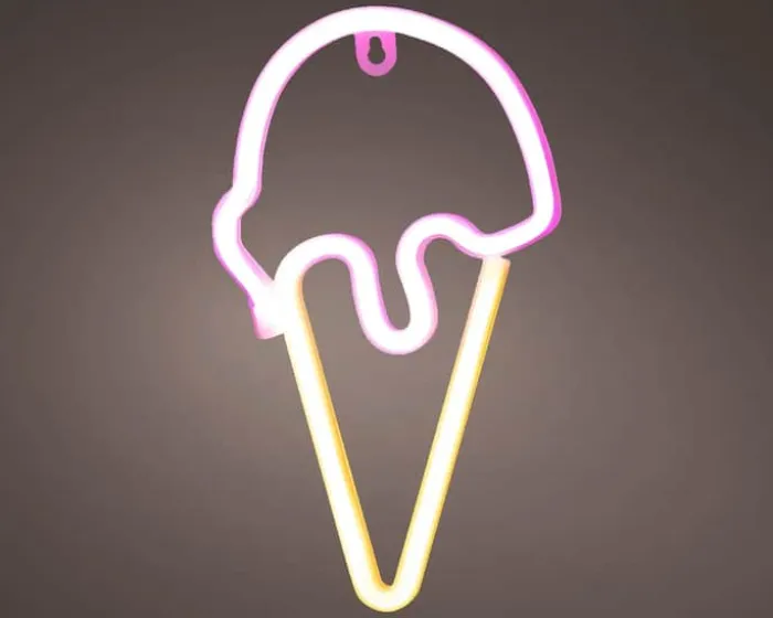 CASA Living LED Neon skilt H 26,5 x B 15,3 cm - Plast - Multifarvet