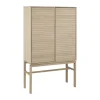 CASA Living Linley Skab H 150 x B 40 x L 90,8 cm - Egetræsfinér - Natur