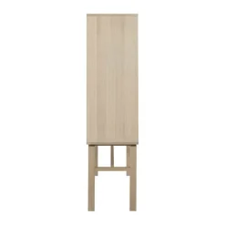 CASA Living Linley Skab H 150 x B 40 x L 90,8 cm - Egetræsfinér - Natur