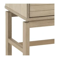CASA Living Linley Skab H 150 x B 40 x L 90,8 cm - Egetræsfinér - Natur
