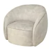 CASA Living Loungestol H 75 x B 90 x D 90 cm - Polyester/skum - Beige