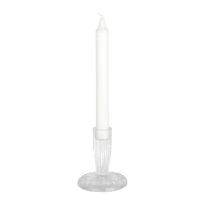 CASA Living Lysestage H 9,5 cm - Glas - Klar