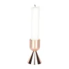 CASA Living Lysestage Ø 4 x H 6,5 cm - Aluminium - Kobber