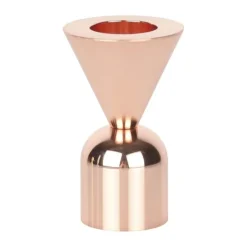 CASA Living Lysestage Ø 4 x H 6,5 cm - Aluminium - Kobber