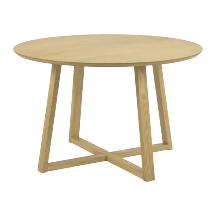 CASA Living Malika Spisebord Ø 120 x H 75 cm - Egetræsfinér - Natur