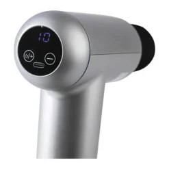 CASA Living Massagepistol 32 intensitetsniveauer - Inkl. 4 massagehoveder - Grå