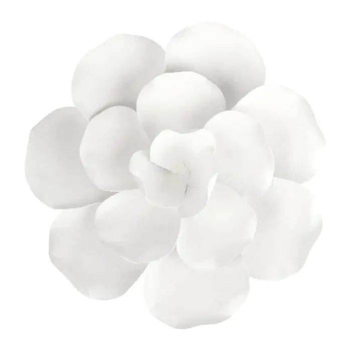 CASA Living Metal Blomst Ø 29 cm - Metal - Hvid