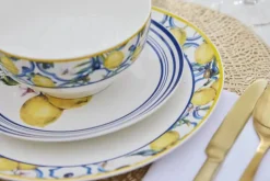 CASA Living Middagstallerken Ø 26,4 cm - Porcelæn - Gul