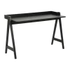 CASA Living Miso Skrivebord H 80 x B 126,6 x D 51,6 cm - Gummitræ - Sort