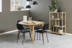 CASA Living Montreux Spisebord H 115 x B 75 x L 154 cm - Finer/gummitræ - Natur