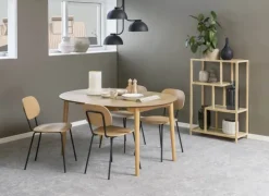 CASA Living Montreux Spisebord H 115 x B 75 x L 154 cm - Finer/gummitræ - Natur