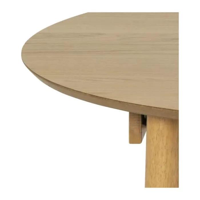 CASA Living Montreux Spisebord H 115 x B 75 x L 154 cm - Finer/gummitræ - Natur