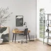 CASA Living Neptun Skrivebord H 77,1 x B 110 x D 50 cm - Melamin/metal - Natur