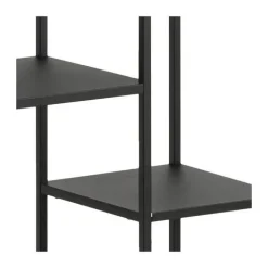 CASA Living Newcastle Reol H 165 x B 79,5 x D 30 cm - Metal - Sort