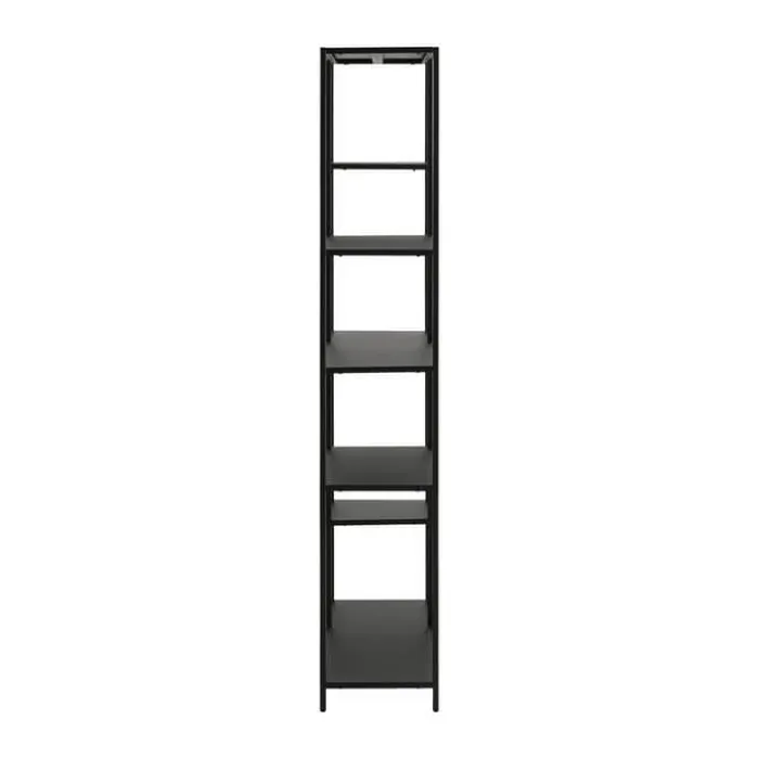 CASA Living Newcastle Reol H 165 x B 79,5 x D 30 cm - Metal - Sort