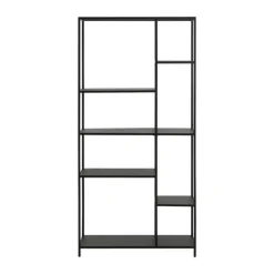 CASA Living Newcastle Reol H 165 x B 79,5 x D 30 cm - Metal - Sort