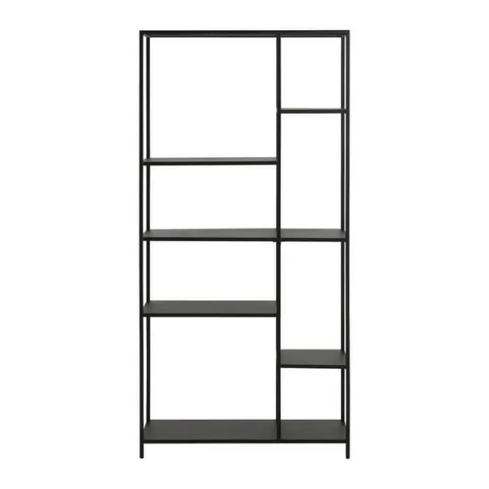 CASA Living Newcastle Reol H 165 x B 79,5 x D 30 cm - Metal - Sort