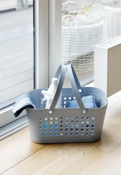 CASA Living Opbevaringskurv B 42 x L 26,5 cm - Plastik - Lyseblå