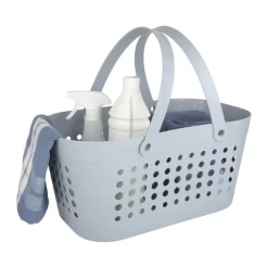 CASA Living Opbevaringskurv B 42 x L 26,5 cm - Plastik - Lyseblå