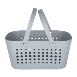 CASA Living Opbevaringskurv B 42 x L 26,5 cm - Plastik - Lyseblå