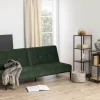 CASA Living Perugia Sovesofa H 87 x B 95 x L 198 cm - Stål/stof - Skovgrøn