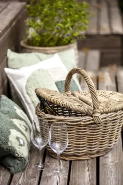 CASA Living Picnickurv H 47 x B 35 x L 25 cm - Rattan