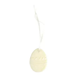 CASA Living Påskeæg H 6 cm - Porcelæn - Gul