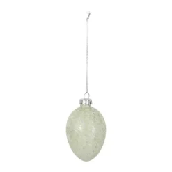 CASA Living Påskeophæng H 7 cm - Glas - Lysegrøn