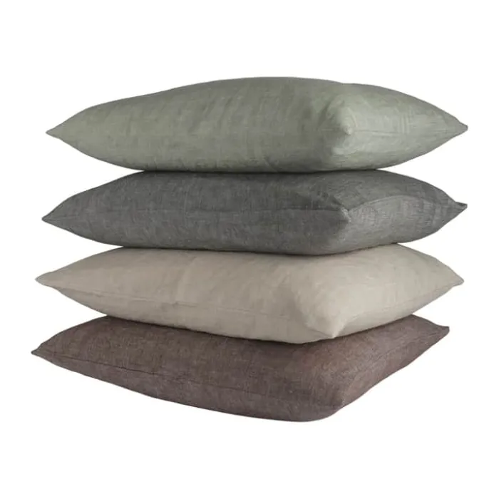 CASA Living Pude B 50 x L 50 cm - Hør/bomuld - Climbing ivy