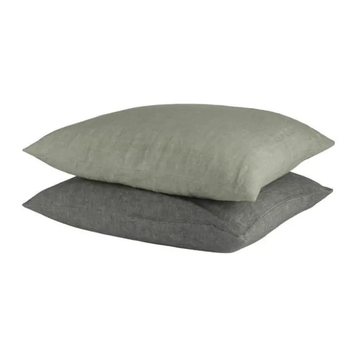 CASA Living Pude B 50 x L 50 cm - Hør/bomuld - Climbing ivy