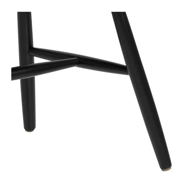 CASA Living Riano Spisebordsstol - 2 stk H 86 x B 50,5 x D 49,5 cm - Birketræ - Sort