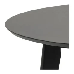 CASA Living Roxby Spisebord Ø 105 x H 76 cm - Gummitræ - Sort