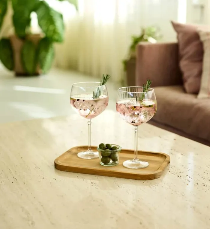 CASA Living Royal Ginglas - 4 stk. 65 cl - Glas - Klar