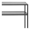 CASA Living Seaford Konsolbord H 79 x B 120 x D 35 cm - Melamin/metal - Sort