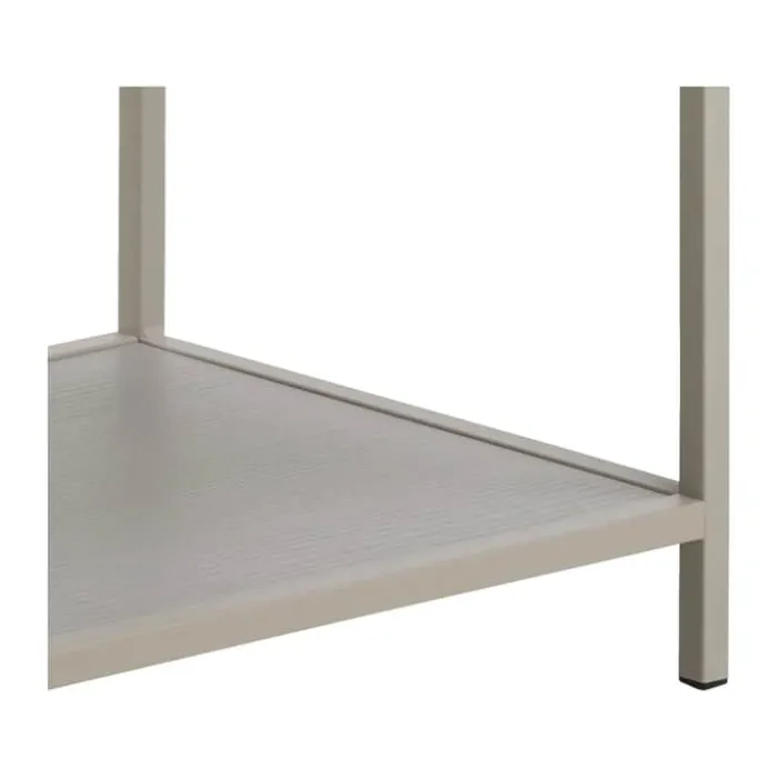 CASA Living Seaford Reol H 78 x B 114 x L 35 cm - Stål/melamin