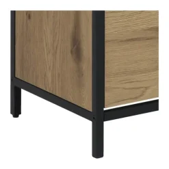 CASA Living Seaford Skoskab H 129 x B 30 x L 56 cm - Stål - Natur