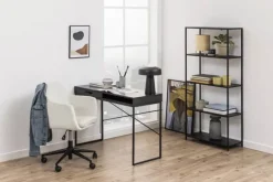 CASA Living Seaford Skrivebord H 75 x B 110 x D 45 cm - Metal - Sort ask/sort