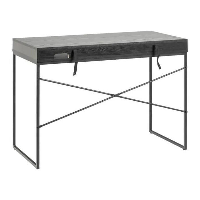 CASA Living Seaford Skrivebord H 75 x B 110 x D 45 cm - Metal - Sort ask/sort